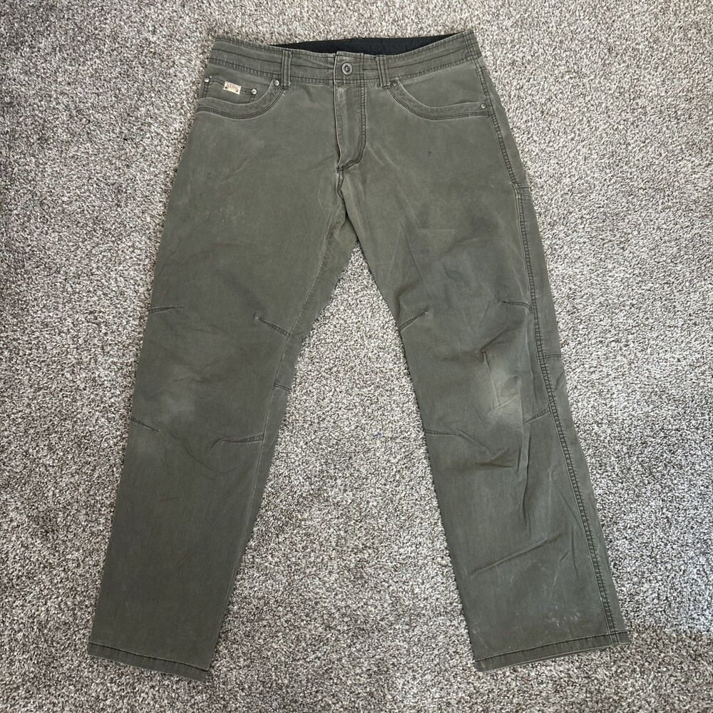 Kuhl Mens Patina Dye 33x30 Brown Hiking Pants Utility Cargo